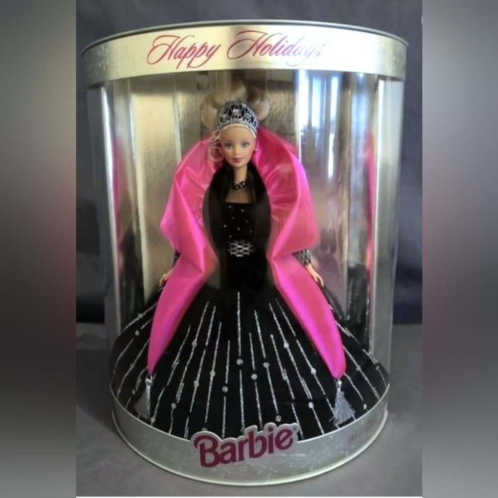 1998-Vintage, Special Edition, Happy Holidays Barbie, by Mattel, NIB